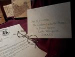 an envelope and a letter addressed to Harry Potter