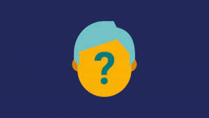 a graphic of a person's head