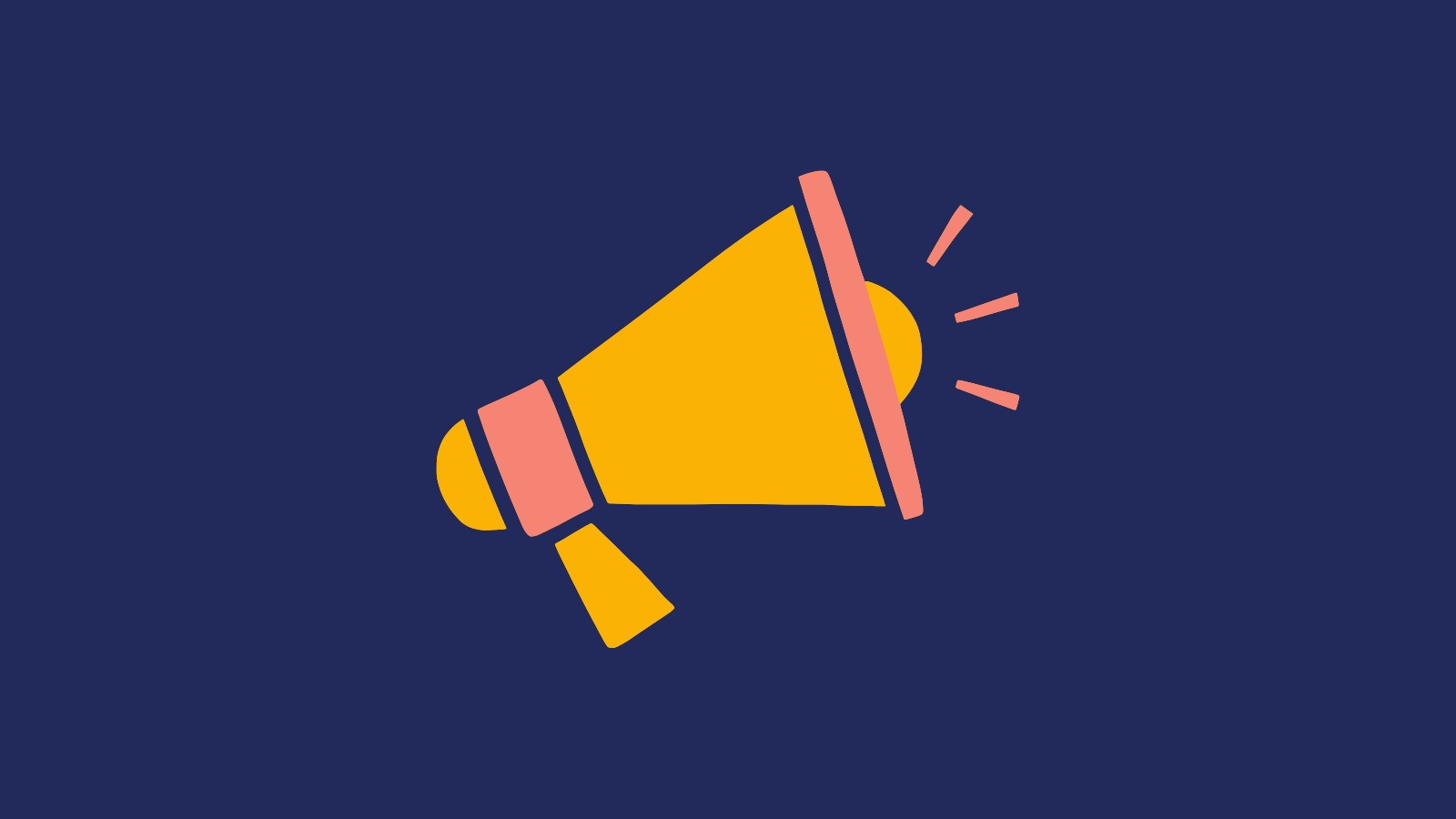 a graphic of a megaphone