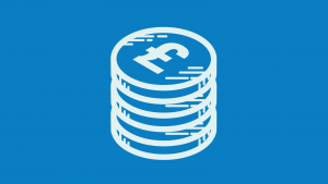 a graphic of a stack of coins
