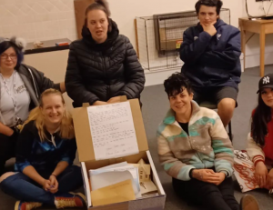 a photo of the Pass the Parcel team