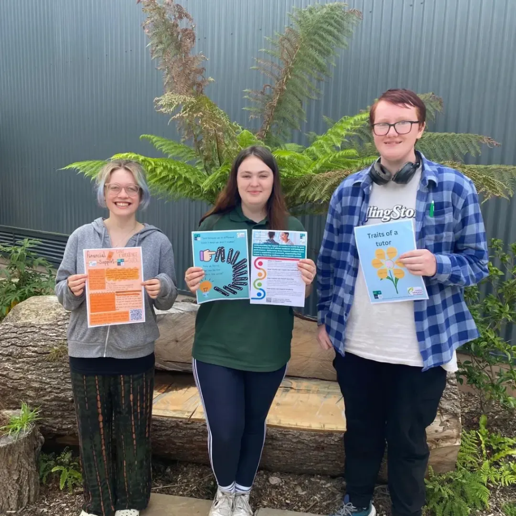 3 care leavers spent a week working with Exeter University!