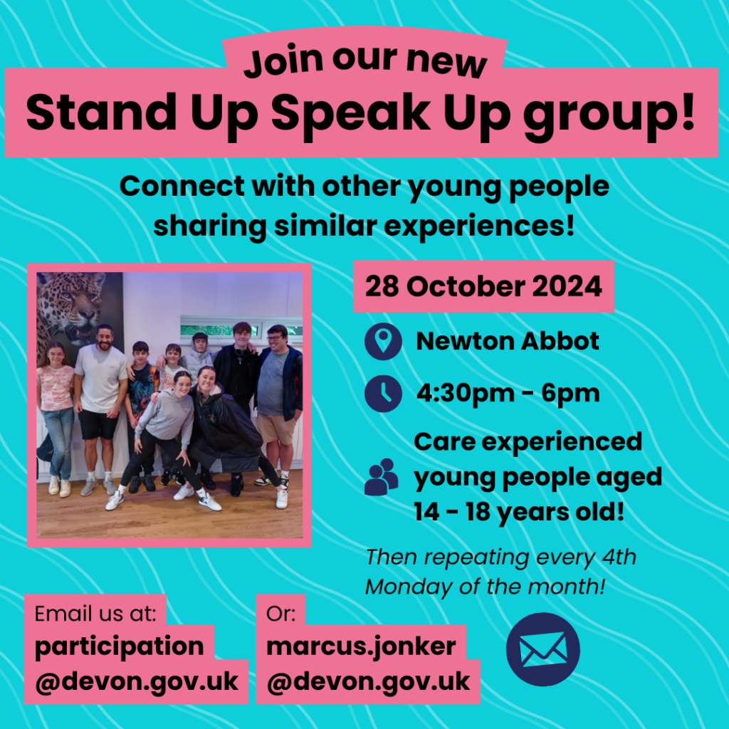Our new monthly SUSU group for young people in care!