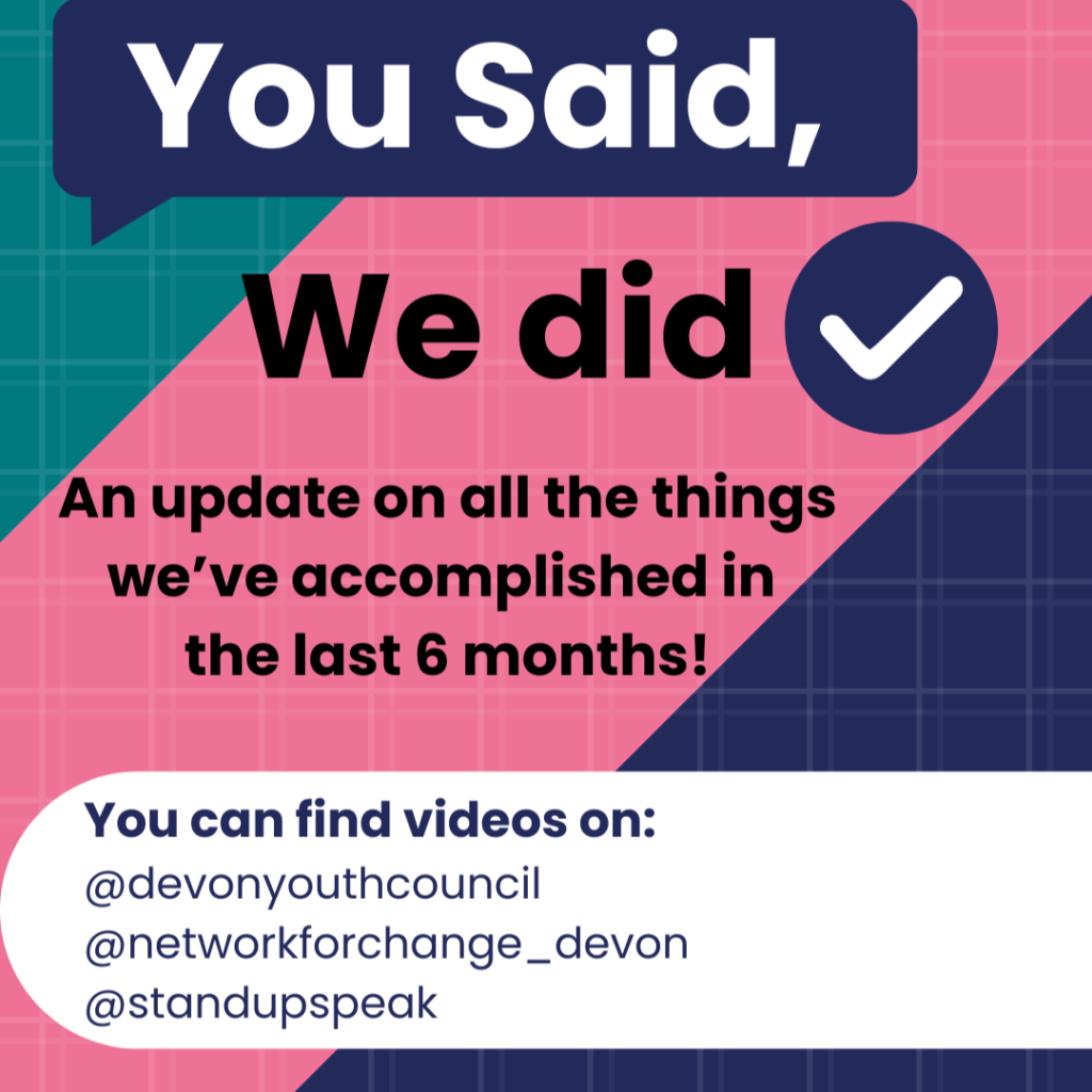 You Said, We Did! Take a look at all that we’ve accomplished recently!