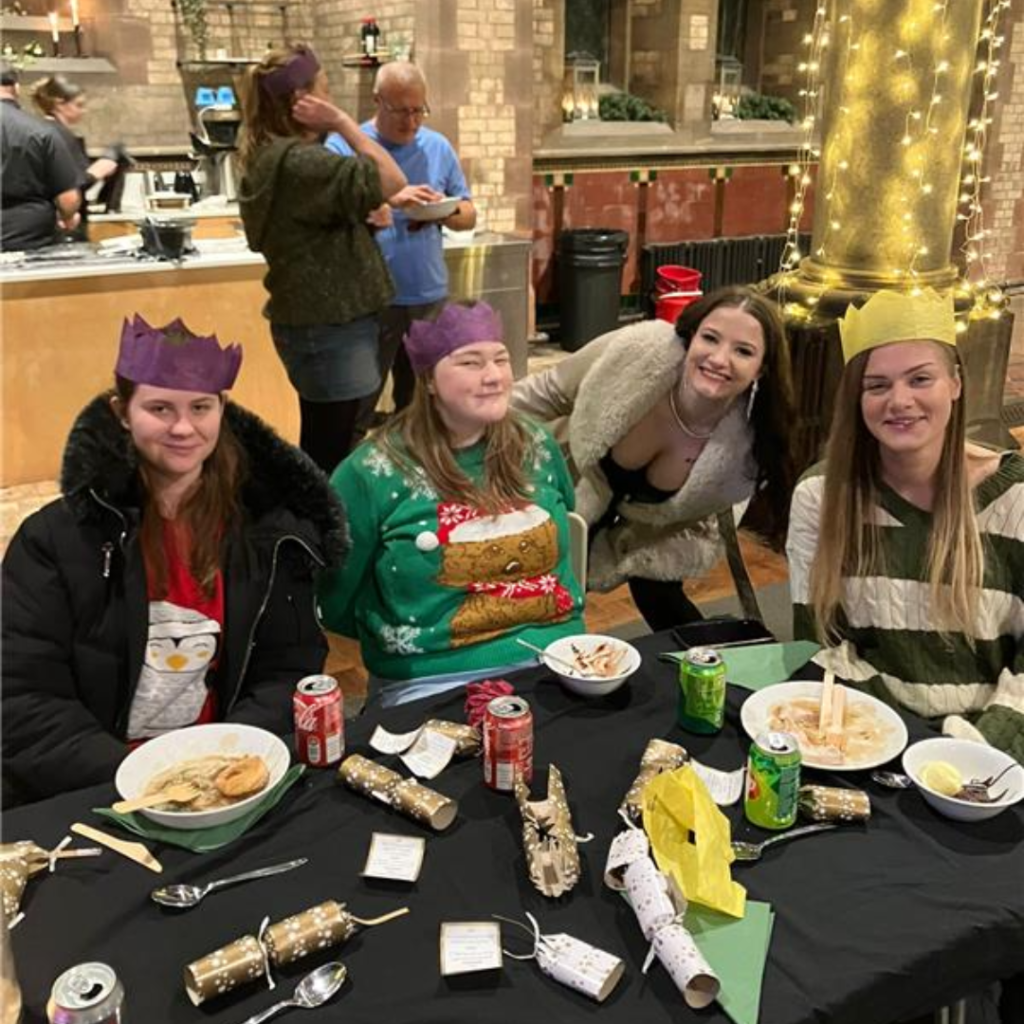 This year’s Christmas meals for care leavers were a huge success!