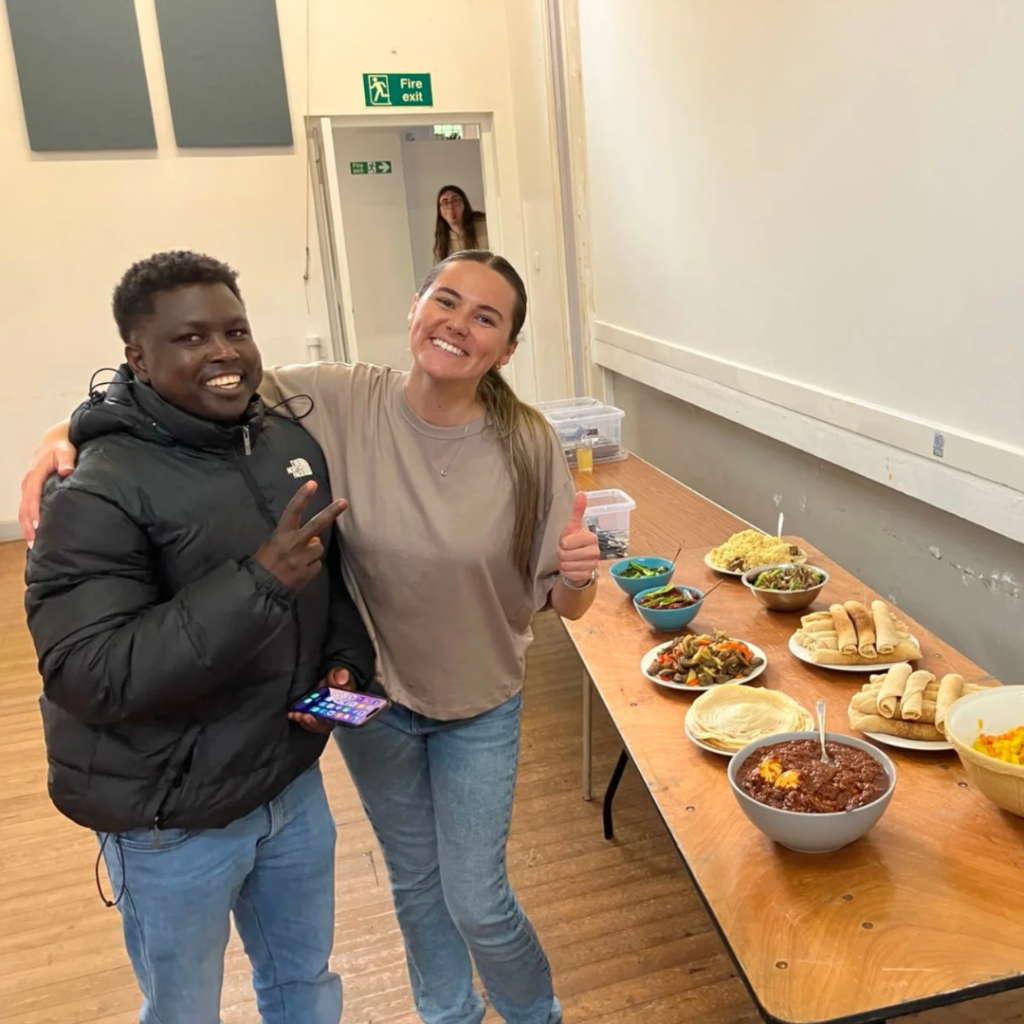 Multi-cultural cooking night for our Exeter care leaver group!